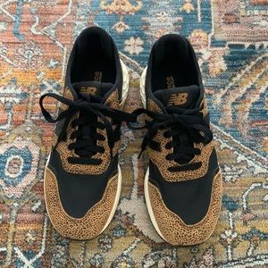 NewBalance X70 Black+Leopard: Sz.7.5, EUC